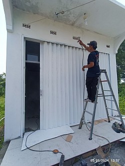 Pemasangan Folding Gate Baru